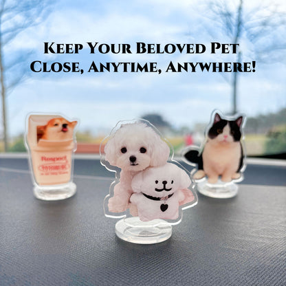 Custom Pet Acrylic Standee - Double-Sided Waterproof Display