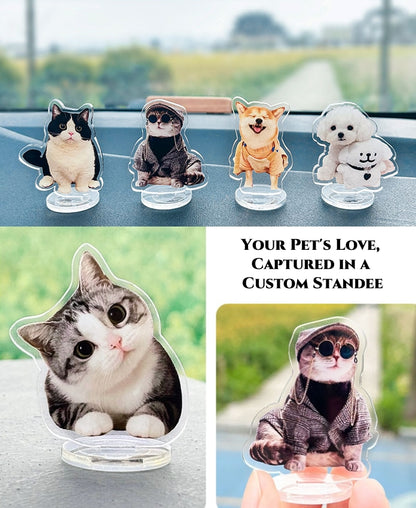 Custom Pet Acrylic Standee - Double-Sided Waterproof Display